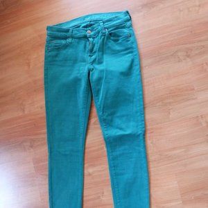 7 For All Mankind Low Rise Skinny Jeans